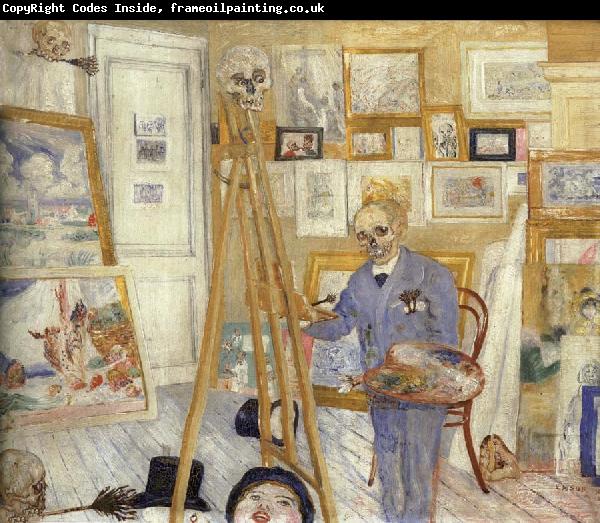 James Ensor The Skeleton Painter